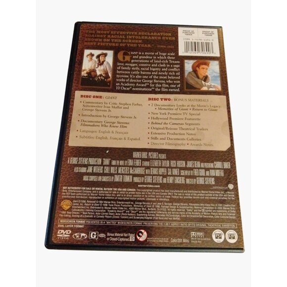 The Complete James Dean Collection DVD Giant East of Eden Rebel 5 Disc Set - Picture 15 of 16